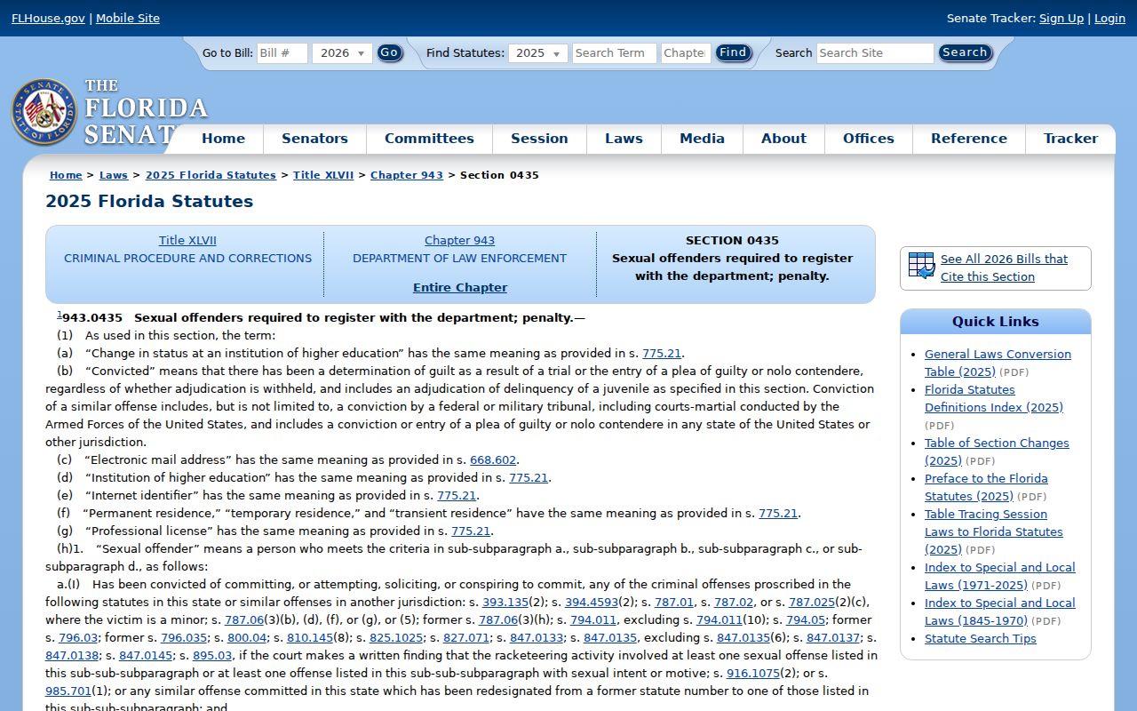 Florida offender registration duties used in Okeechobee County